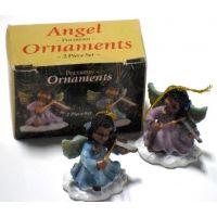 African American Angel Ornaments - Christian Gifts - Santa Shop Gifts