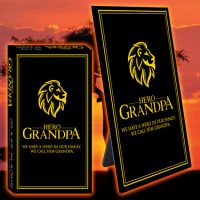 Hero Grandpa Glass Plaque - Grandpa Gifts - Santa Shop Gifts